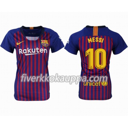 Jalkapallo Pelipaidat/Peliasut FC Barcelona MESSI 10 Naisten Kotipelipaita 2018-2019
